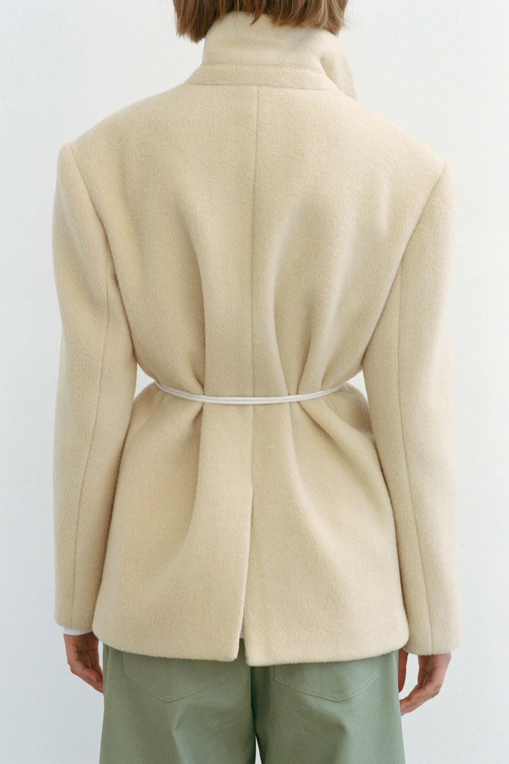 Bernadette brushed wool-blend blazer