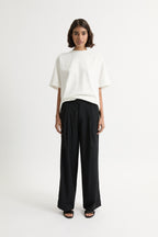 Ila merino wool straight-leg trousers