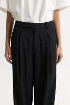 Ila merino wool straight-leg trousers