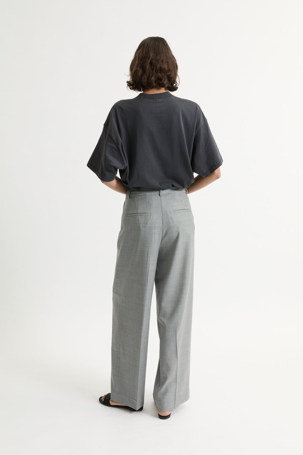 Ila merino wool straight-leg trousers