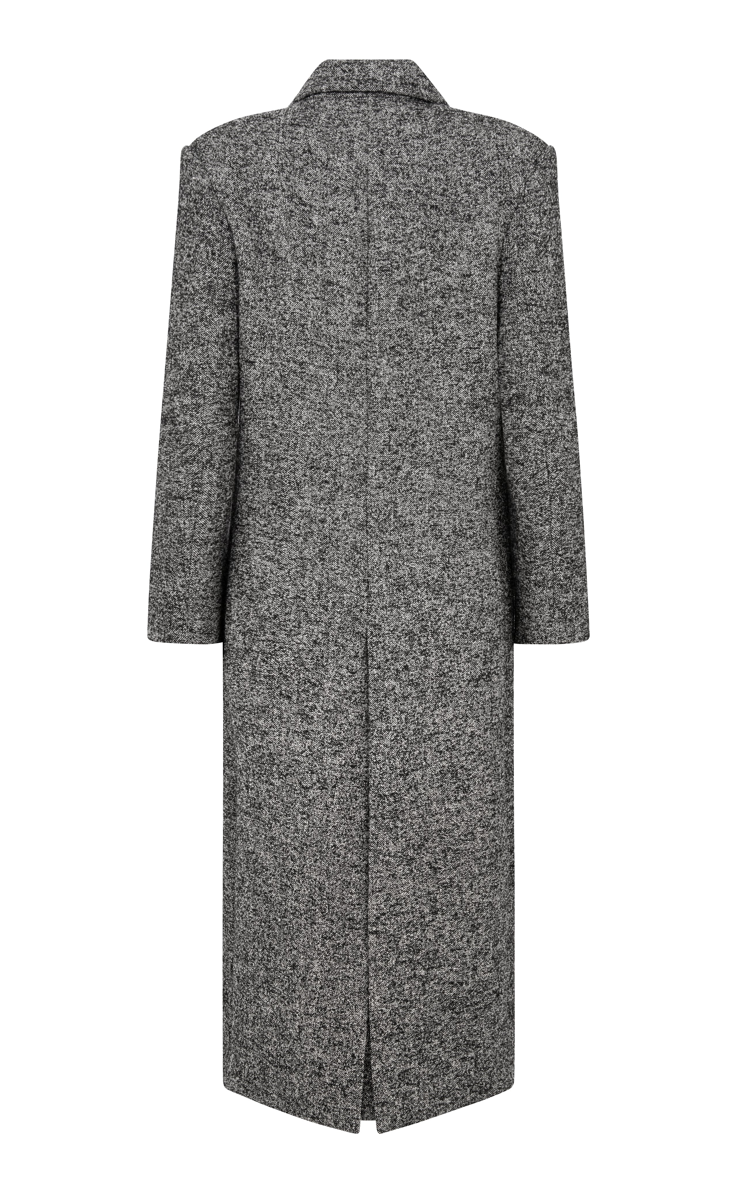 Harris Tapper Egon double-breasted herringbone wool-blend coat