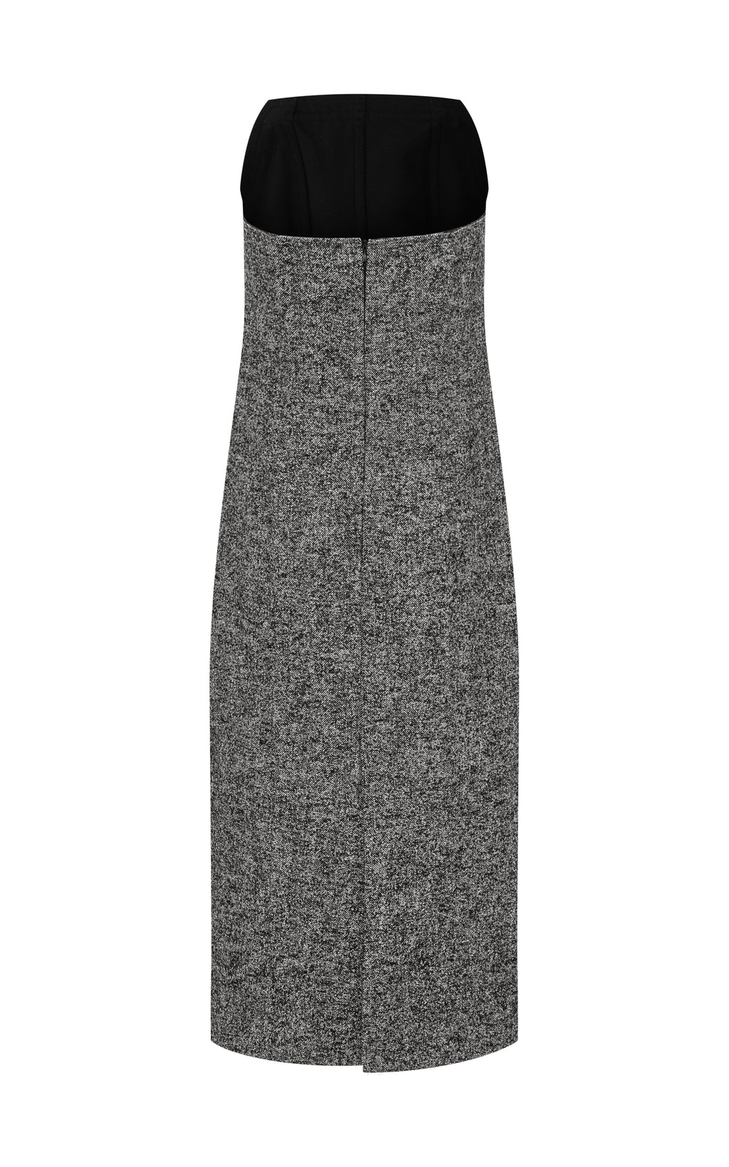 Harris Tapper Andree herringbone wool-blend midi dress