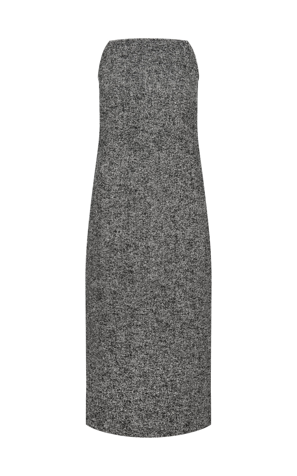 Harris Tapper Andree herringbone wool-blend midi dress
