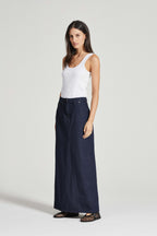 Felicity denim maxi skirt