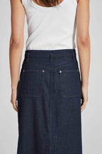 Felicity denim maxi skirt