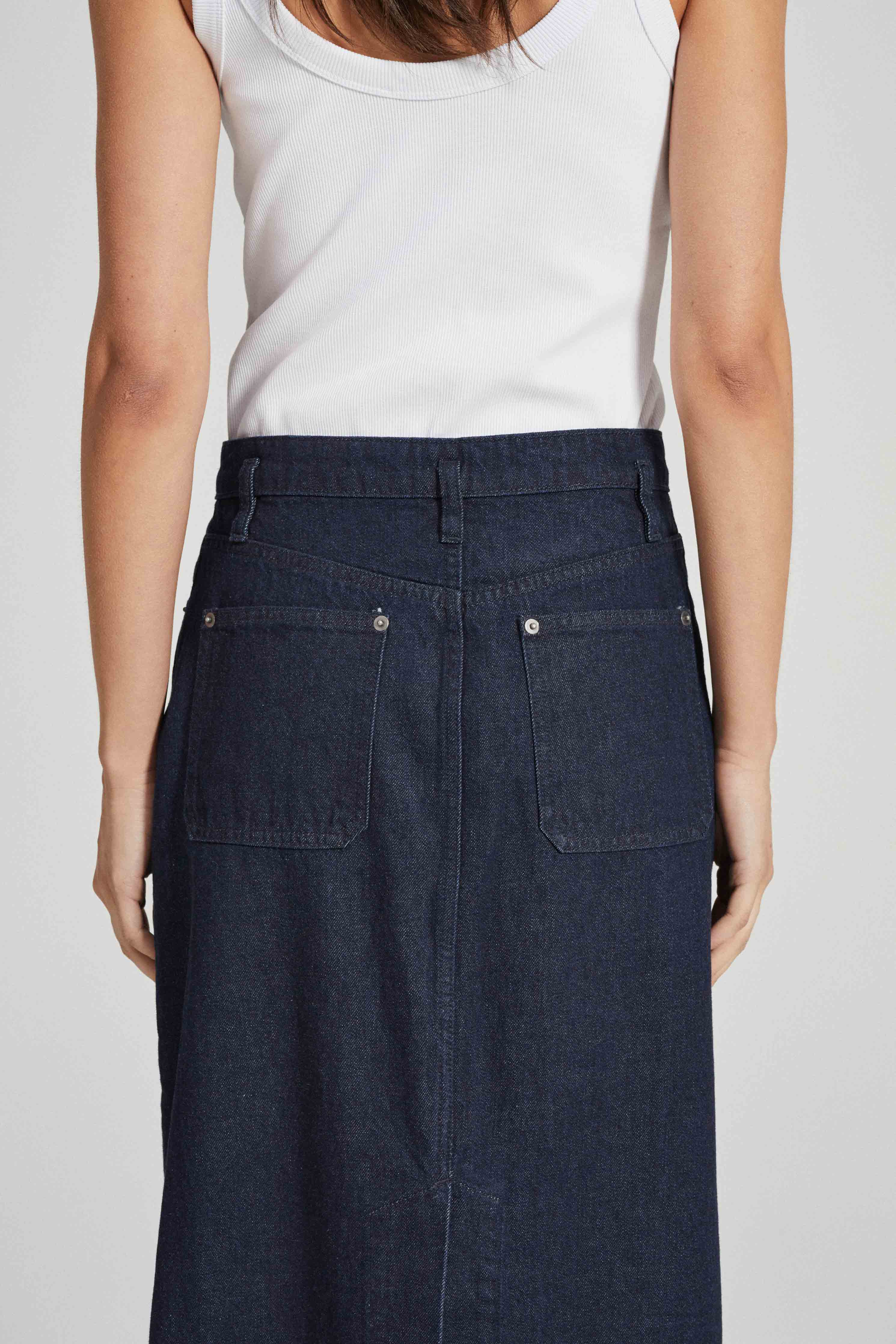 Felicity denim maxi skirt