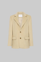 Bernadette brushed wool-blend blazer