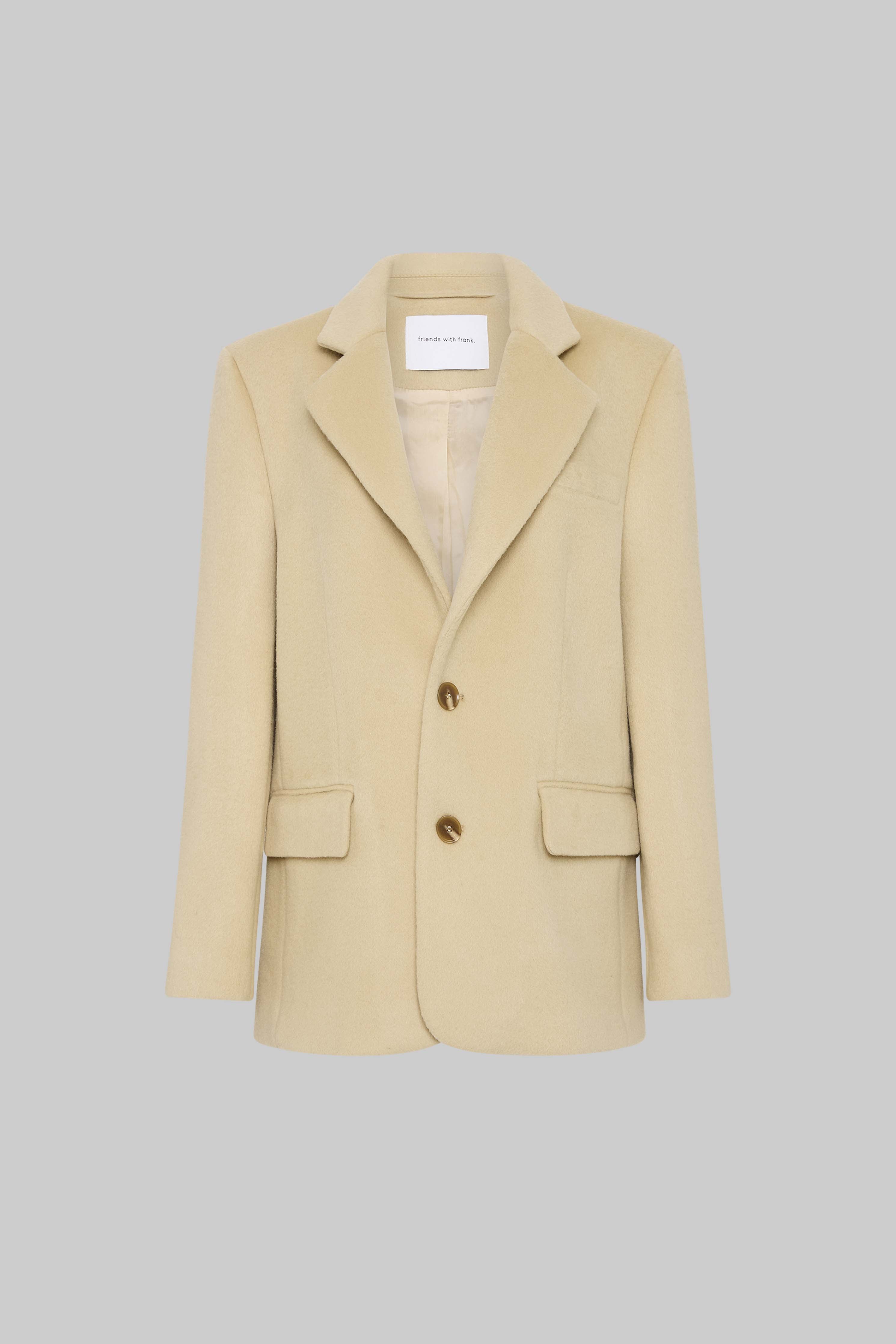 Bernadette brushed wool-blend blazer