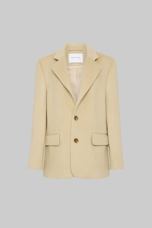 Bernadette brushed wool-blend blazer