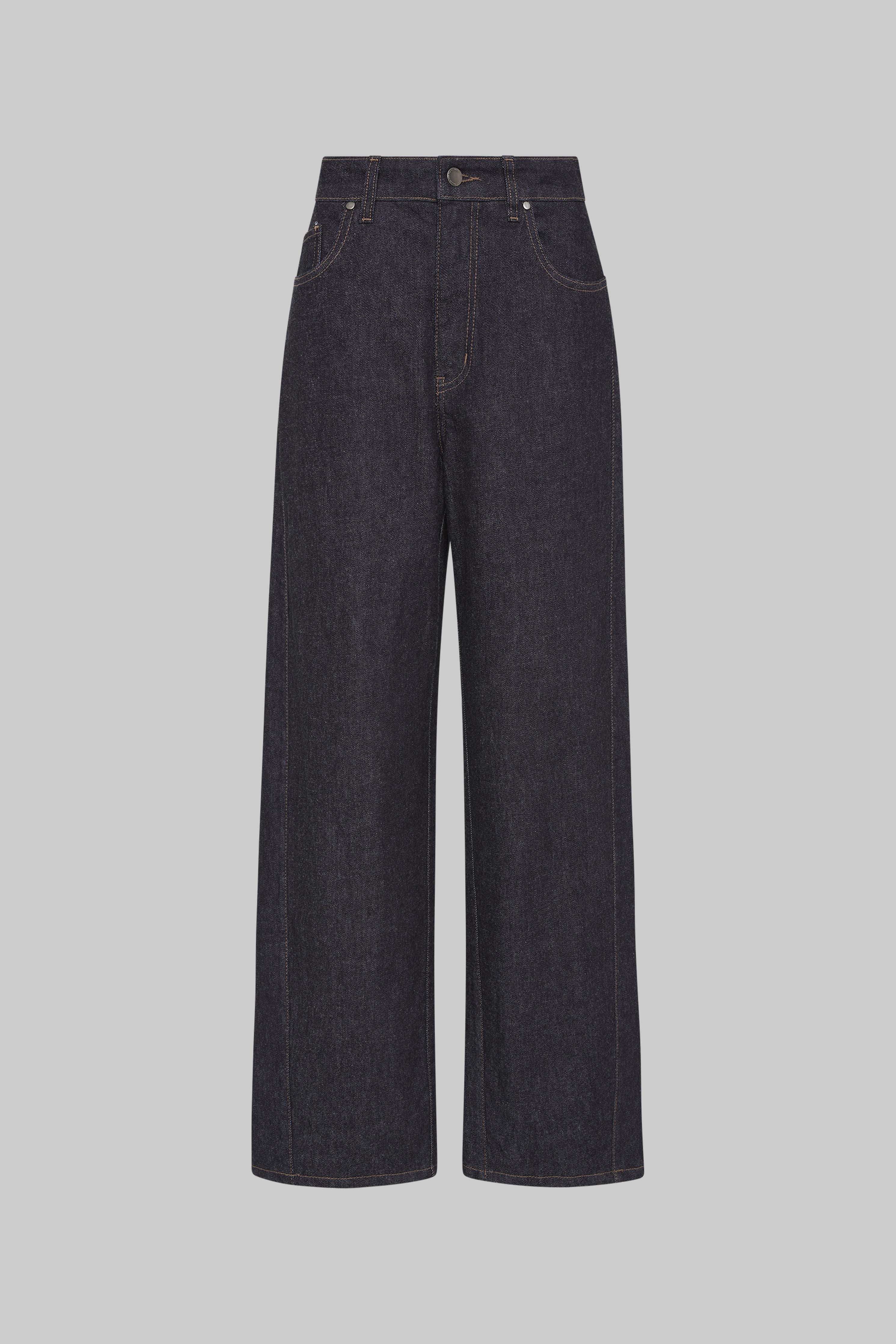 Emery high-rise barrel-leg jeans