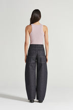 Emery high-rise barrel-leg jeans