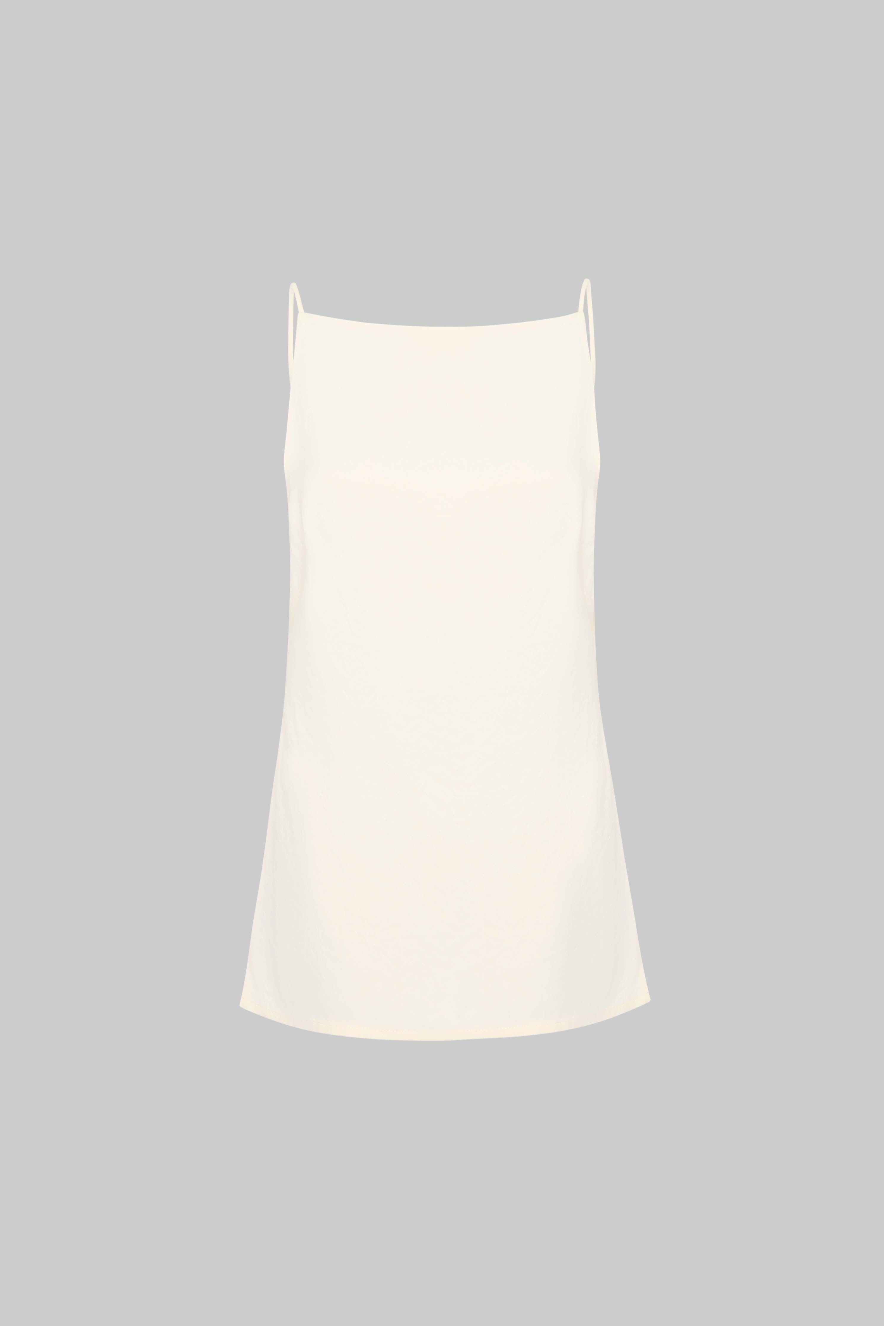 Lila crinkled-satin top