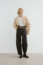 Emery high-rise barrel-leg jeans