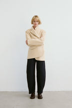 Bernadette brushed wool-blend blazer