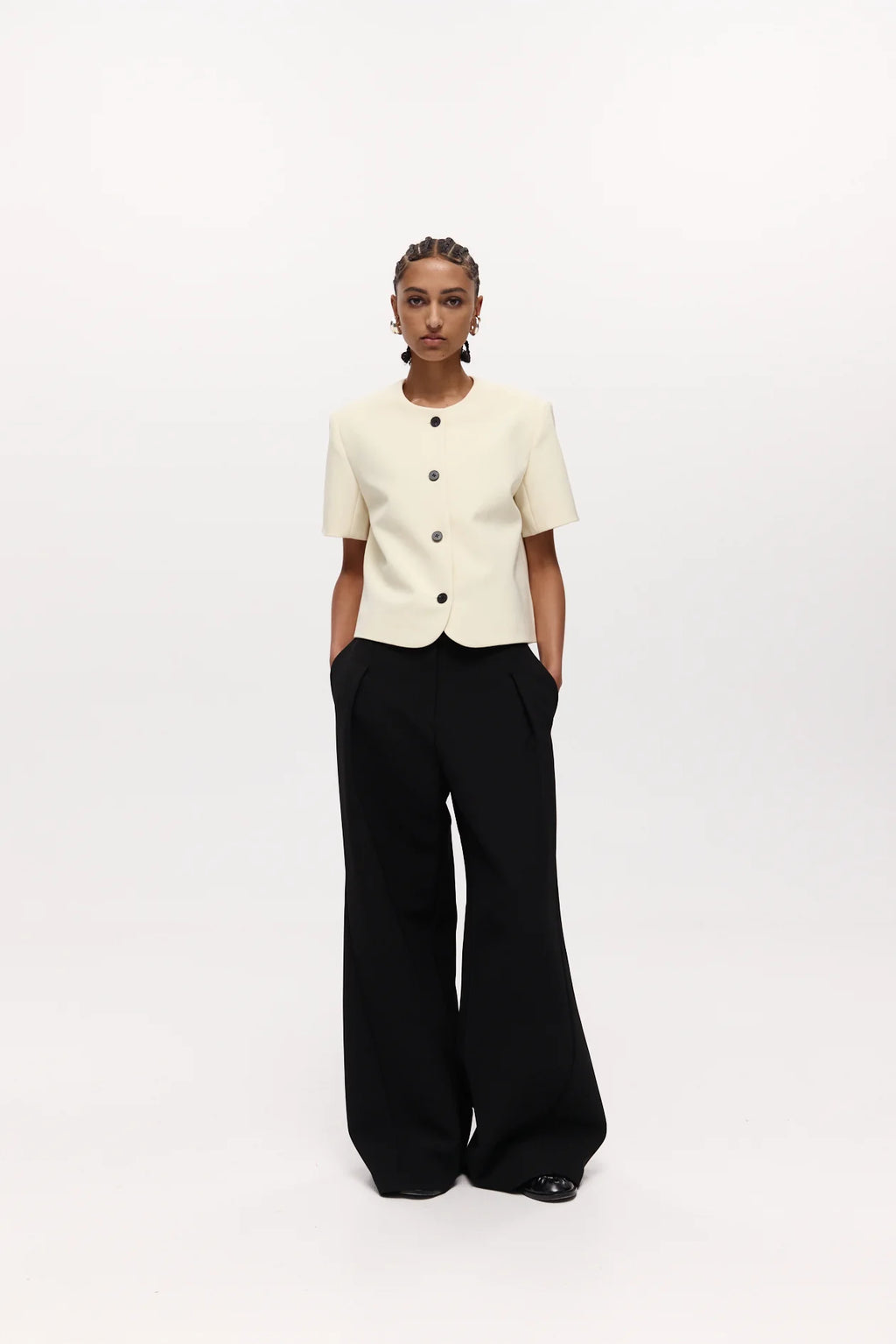 Tilmens bonded crepe top