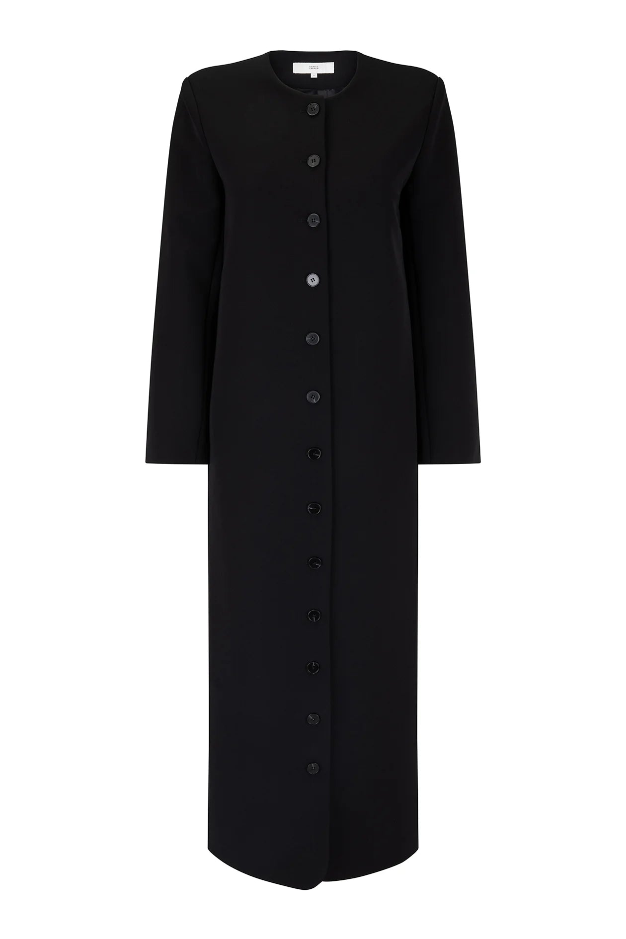 Tilmens bonded crepe dress coat