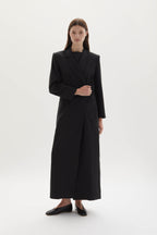 Allora merino wool double-breasted coat