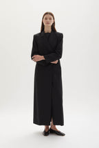 Allora merino wool double-breasted coat