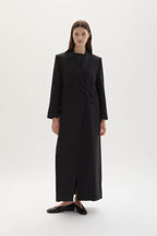 Allora merino wool double-breasted coat