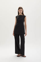 Ila merino wool straight-leg trousers