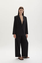 Ila merino wool straight-leg trousers