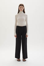 Ila merino wool straight-leg trousers