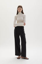Ila merino wool straight-leg trousers