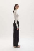 Ila merino wool straight-leg trousers