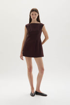 Kelli merino wool mini dress