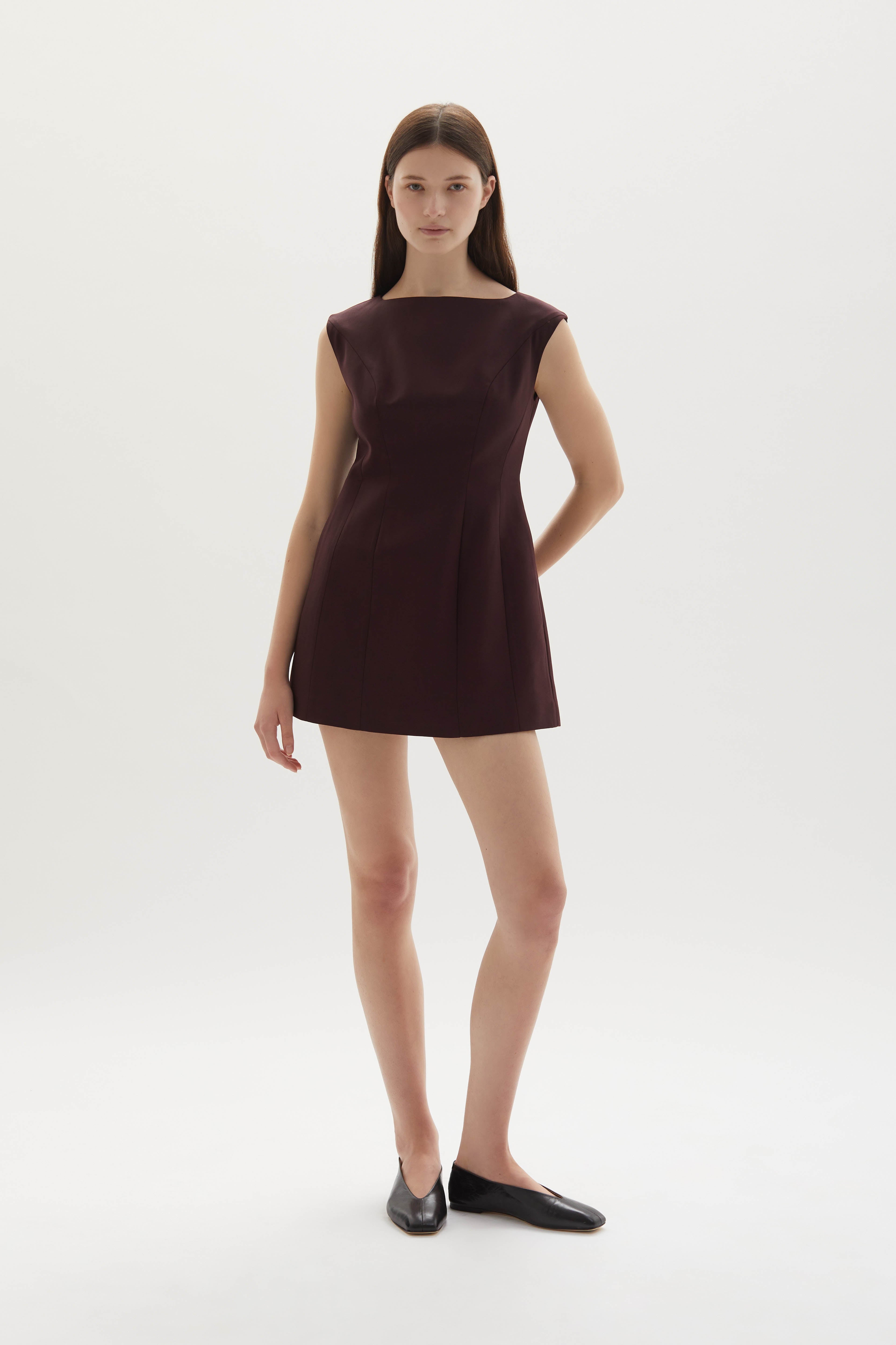 Kelli merino wool mini dress