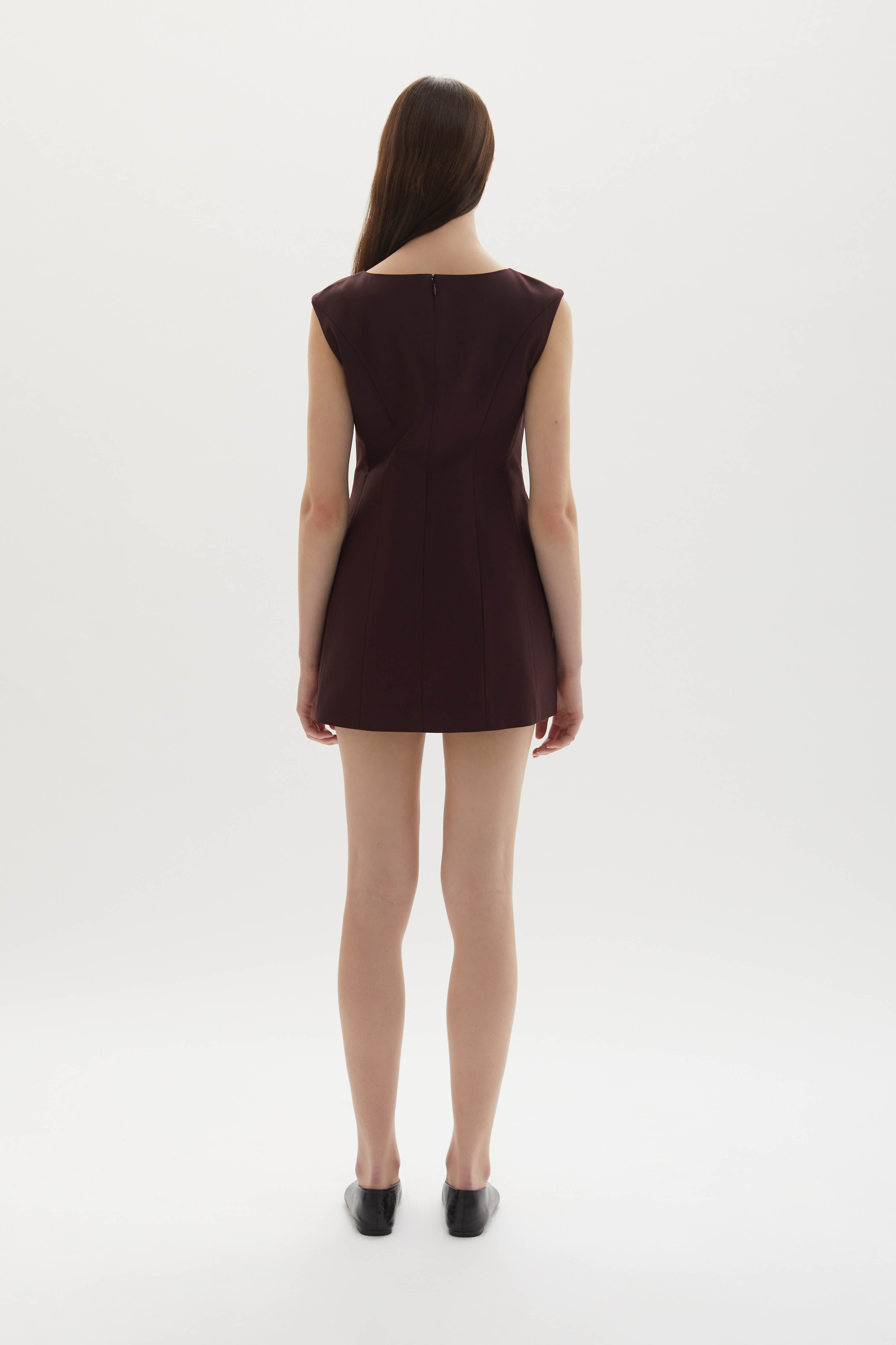 Kelli merino wool mini dress