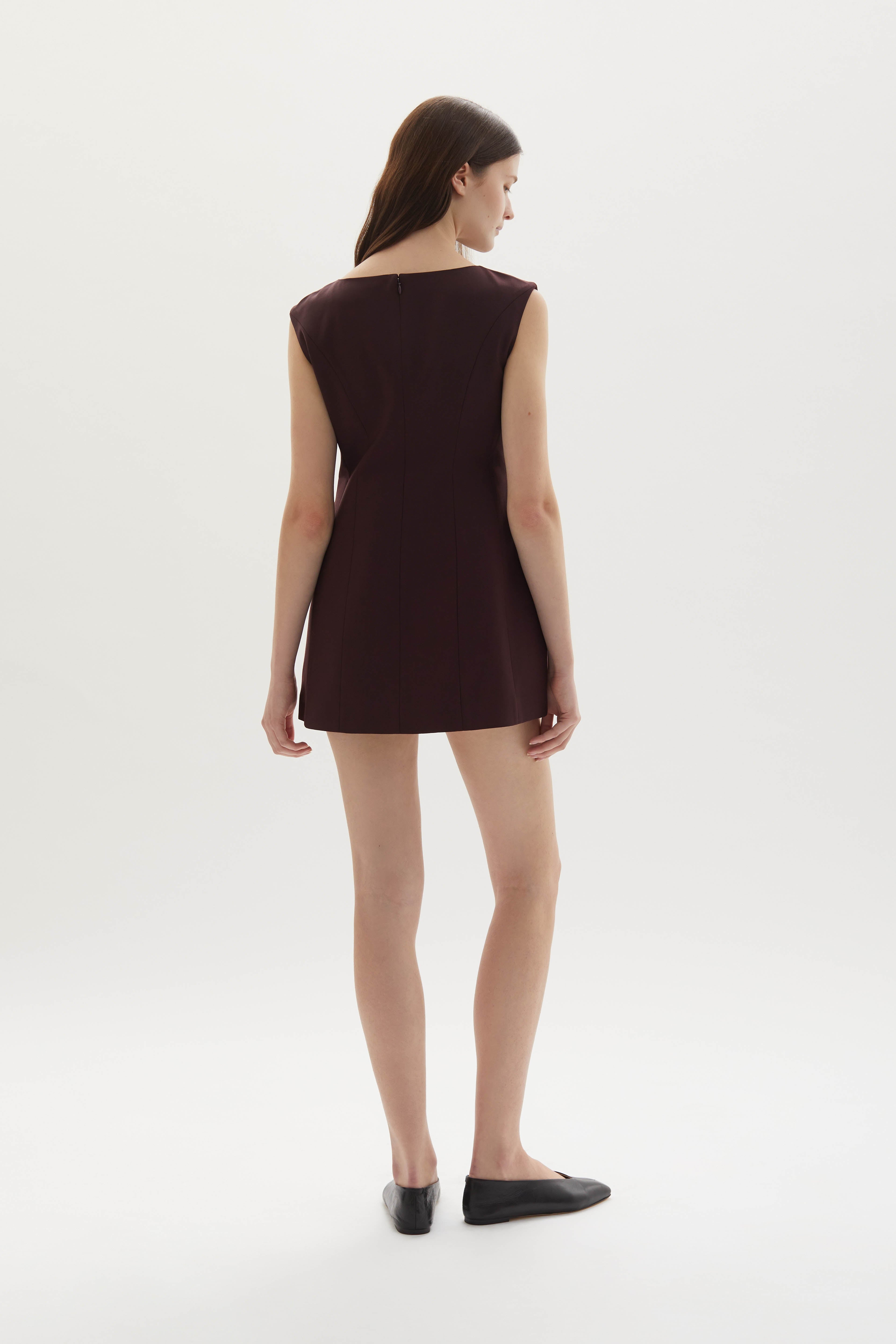 Kelli merino wool mini dress