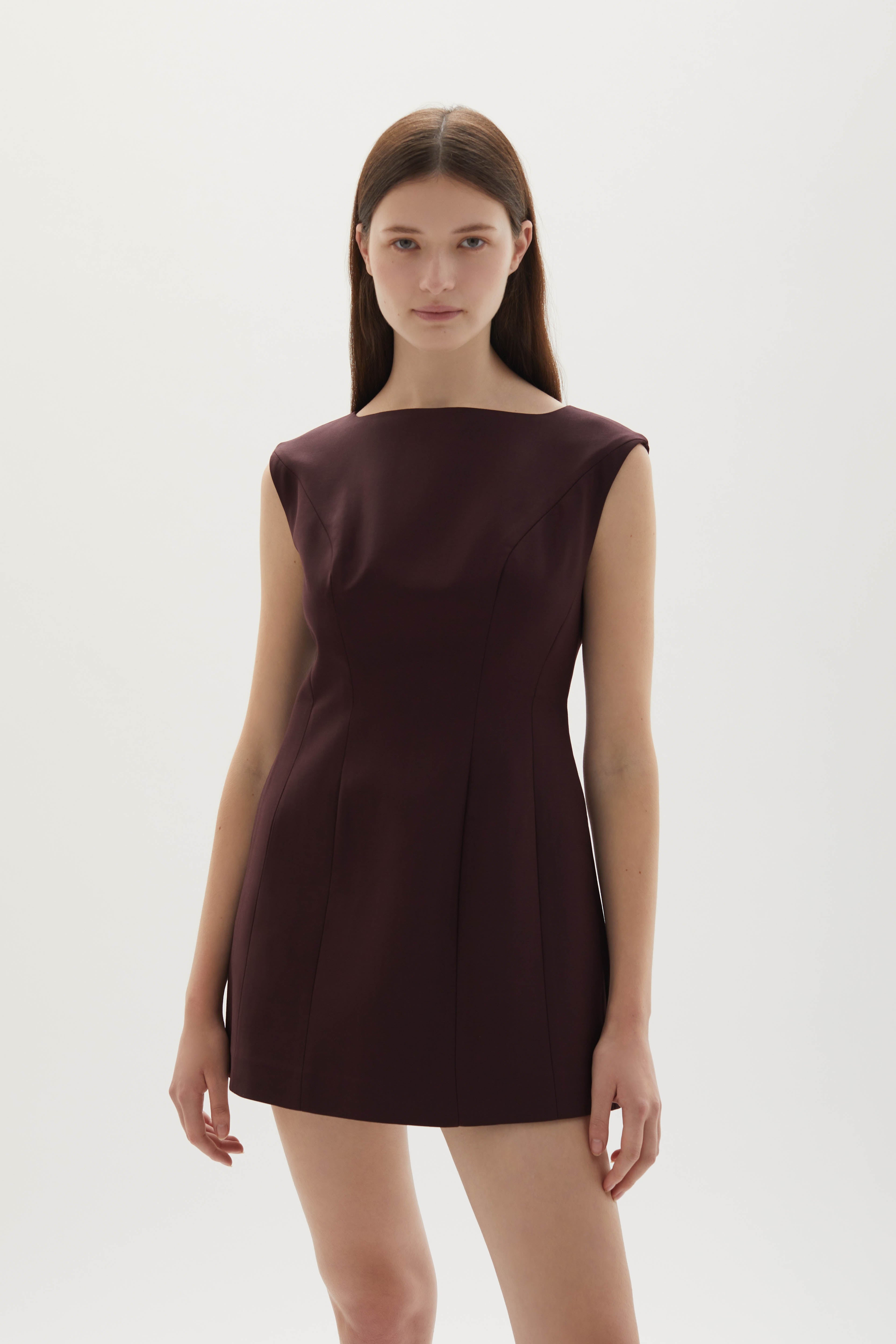 Kelli merino wool mini dress