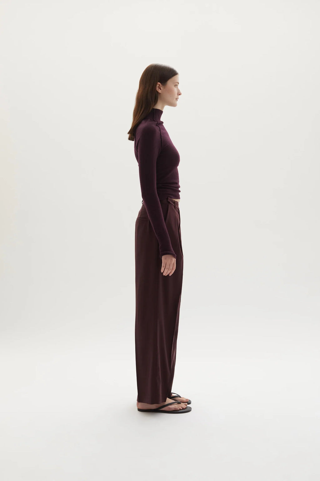Ila merino wool straight-leg trousers