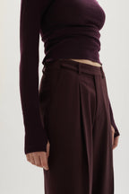 Ila merino wool straight-leg trousers