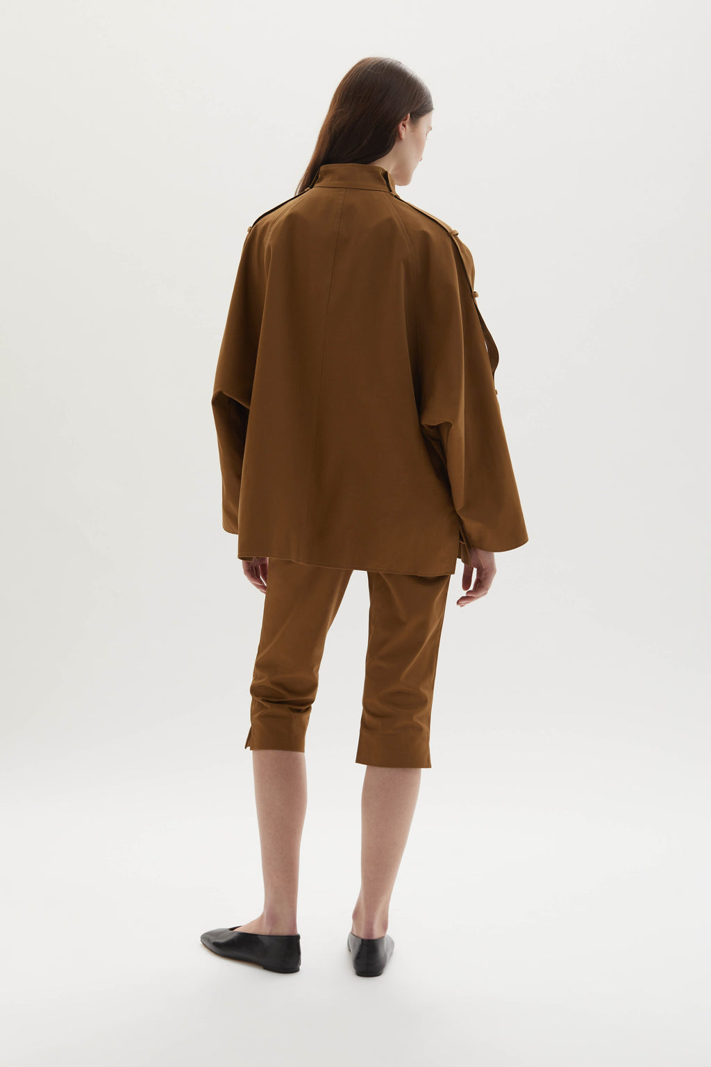 Sara cotton-gabardine trench jacket