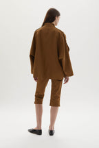 Sara cotton-gabardine trench jacket