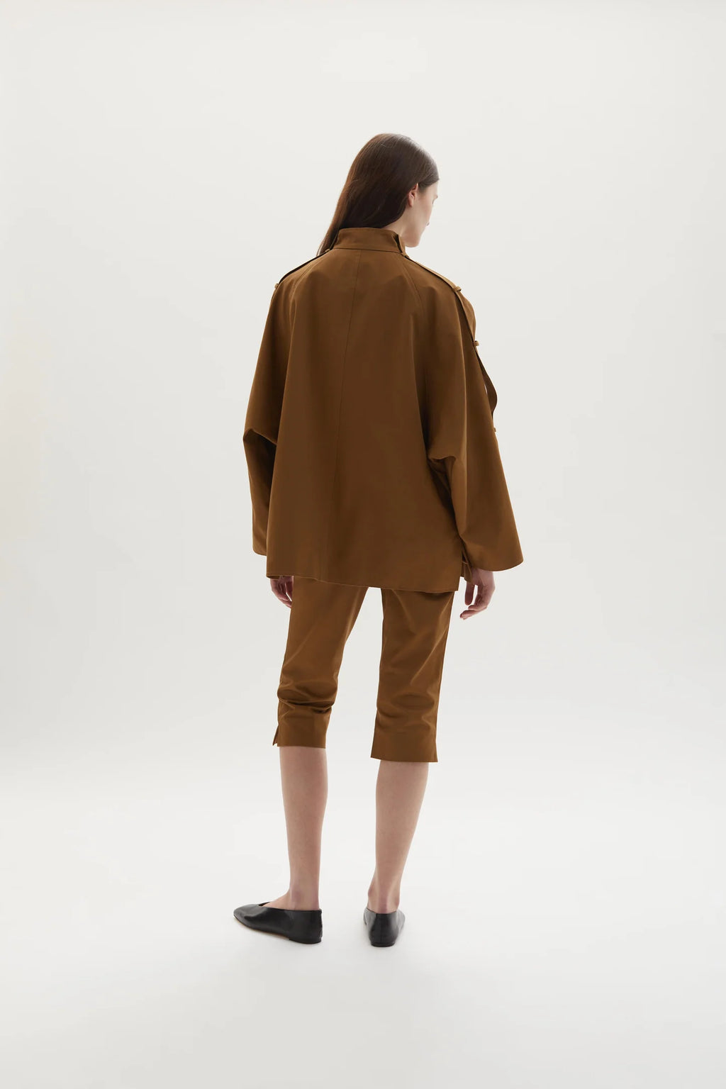 Sara cotton-gabardine trench jacket