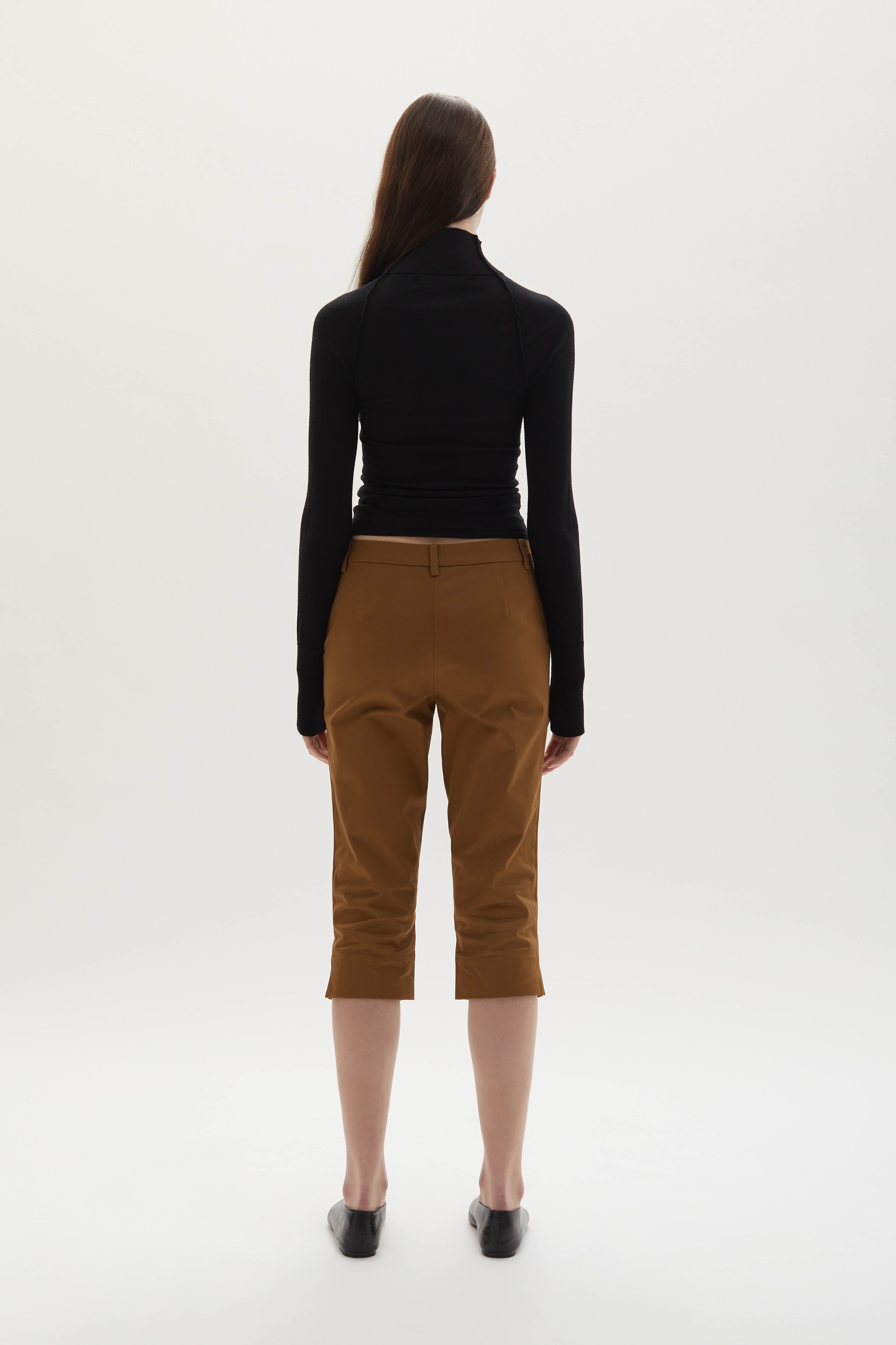 Sara cotton capri pants