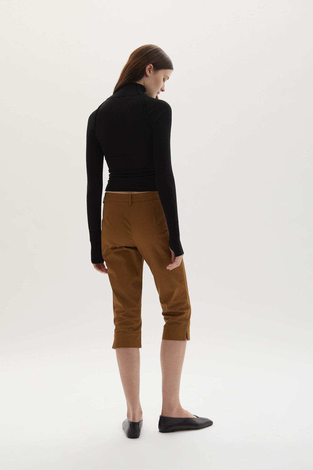 Sara cotton capri pants