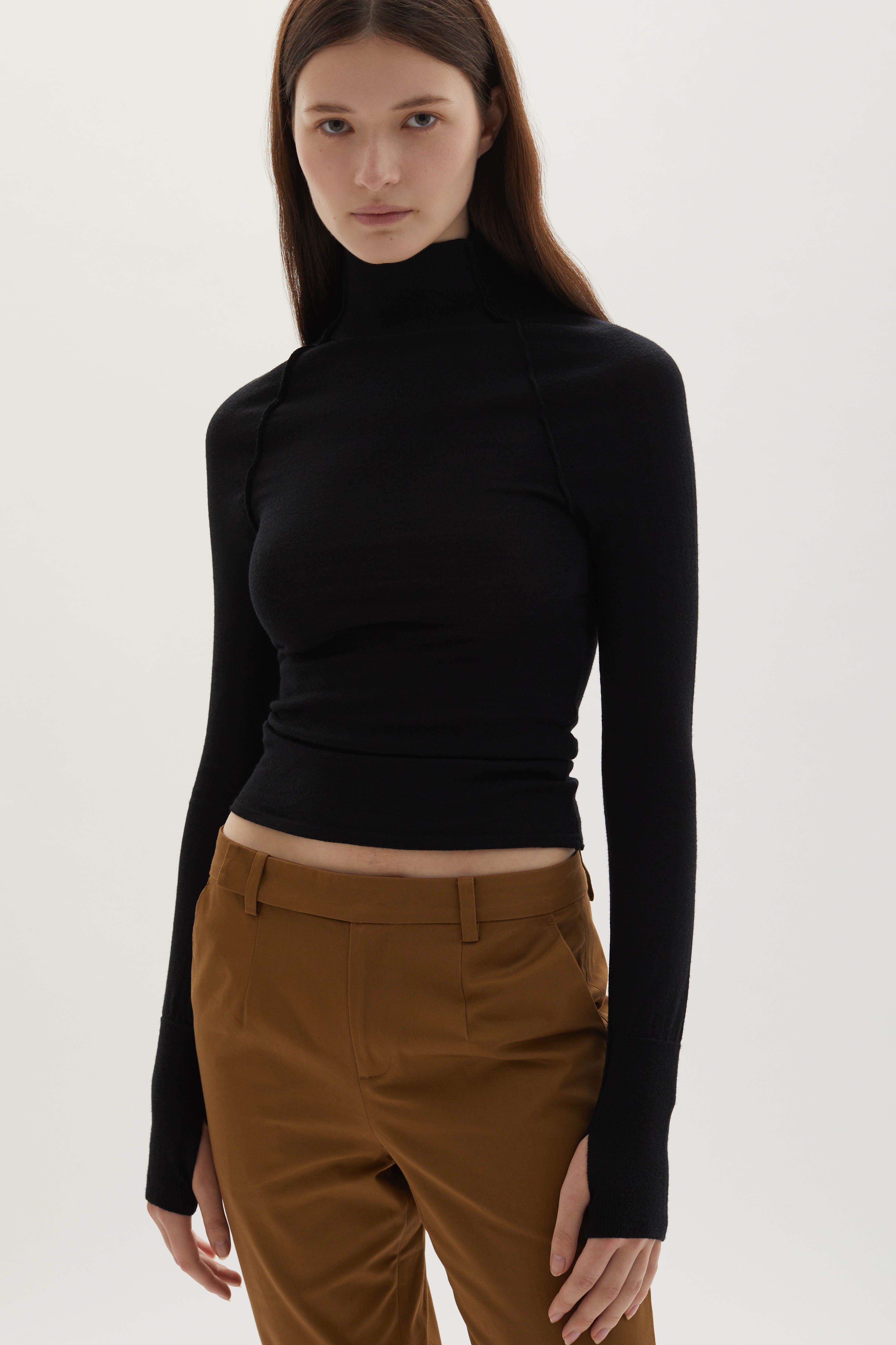 Sara cotton capri pants