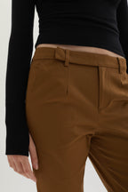 Sara cotton capri pants