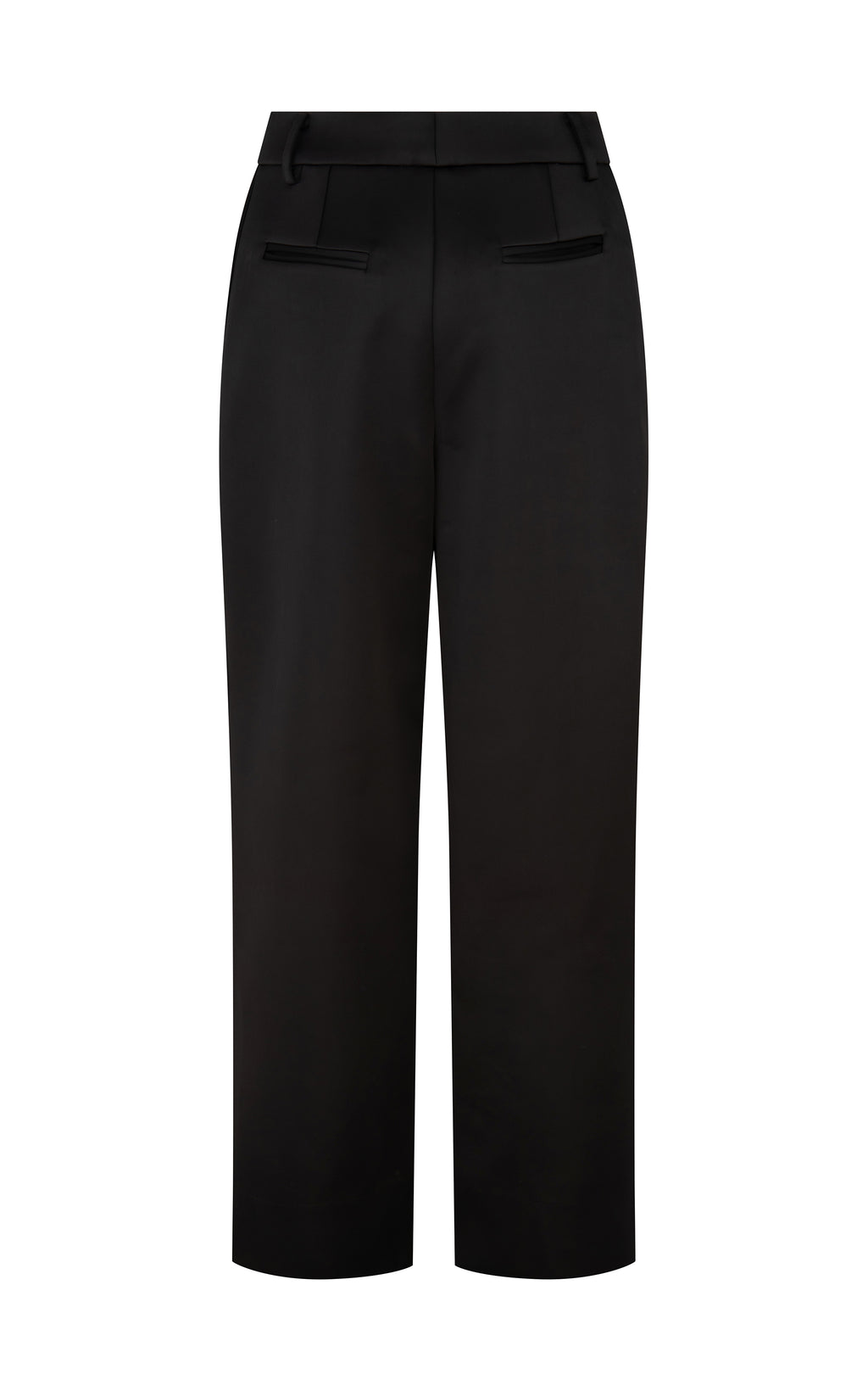 Harris Tapper Abel duchesse stretch-satin straight-leg pants