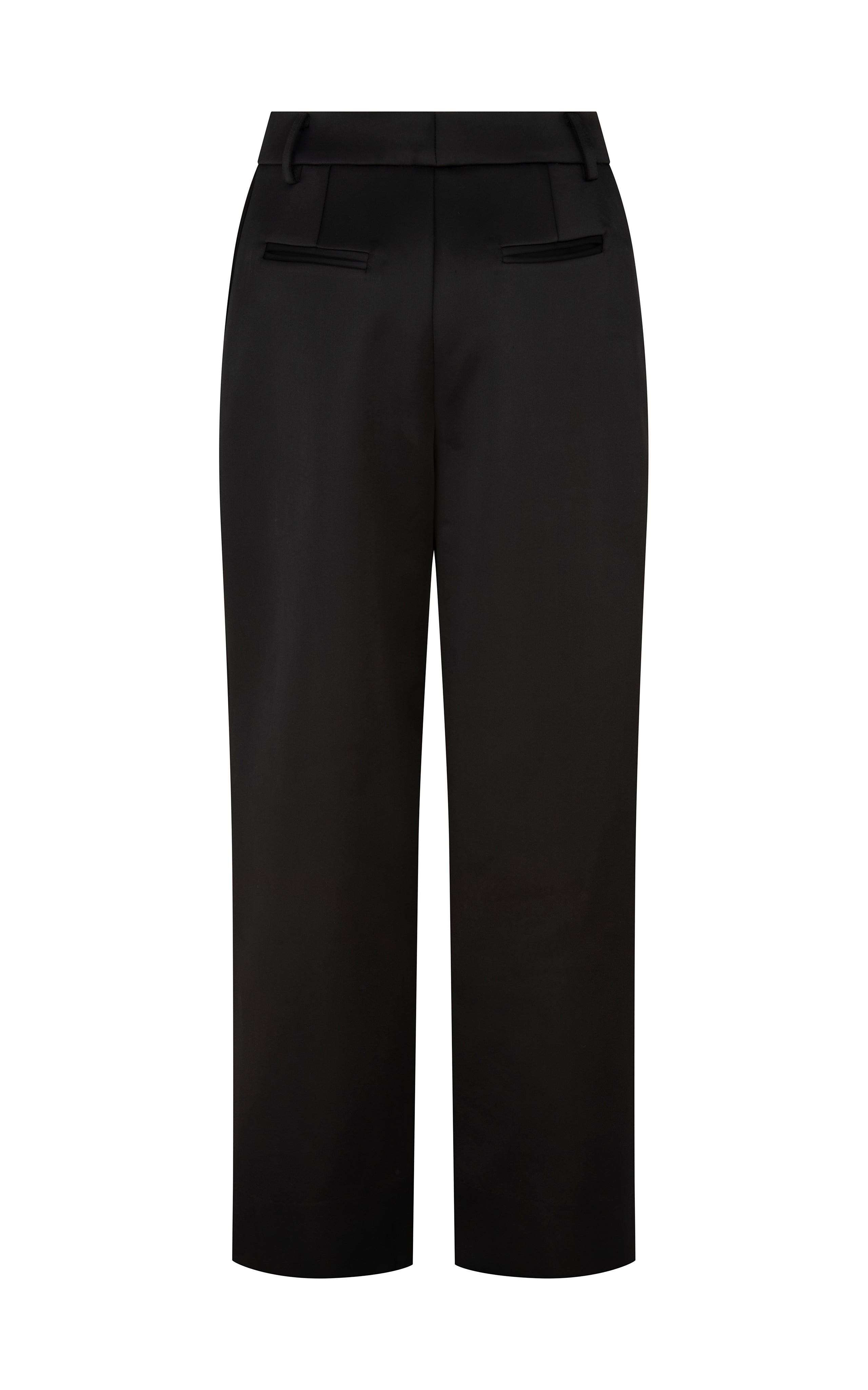 Harris Tapper Abel duchesse stretch-satin straight-leg pants