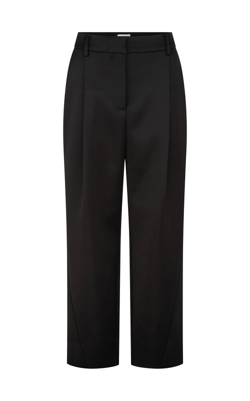 Harris Tapper Abel duchesse stretch-satin straight-leg pants