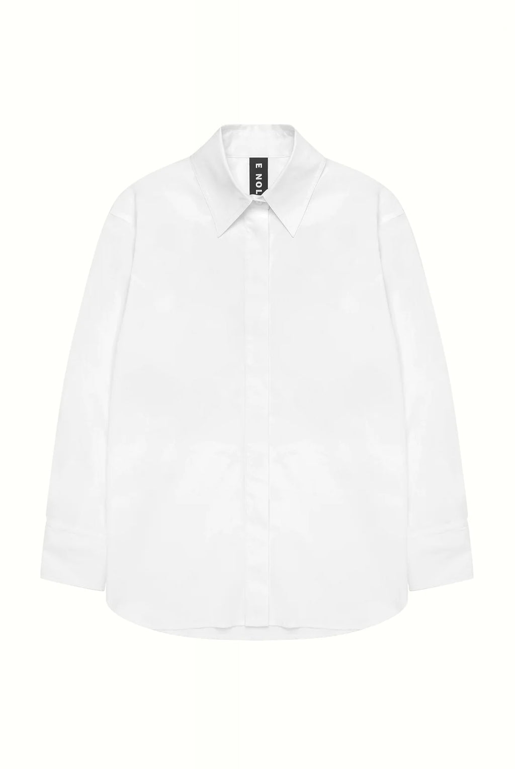 Oversized cotton-poplin shirt